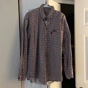 Men’s large flame resistant flannel shirt